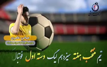 اختصاصی/ عباس عامری؛ بهترین دفاع وسط هفته سیزدهم لیگ یک/فیلم