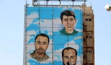  با اجرای طرح نقاشی دیواری، تمثال مبارک شهدای مدافع حرم  بربلندای سمنان خواهد درخشید