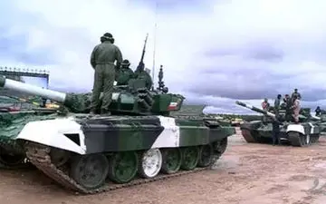 قدرت‌نمایی تانک ایرانی در مسابقات بین‌المللی نظامی روسیه