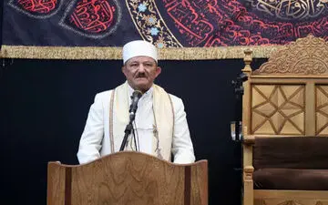 حضور رهبر زرتشتیان در مراسم عزاداری امام حسین(ع)