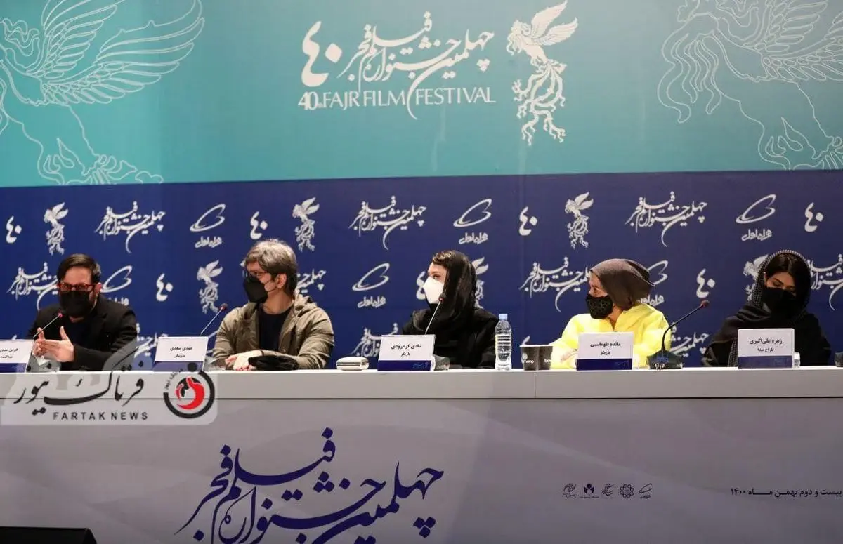 لباس متفاوت بازیگر زن در جشنواره فیلم فجر +تصاویر 