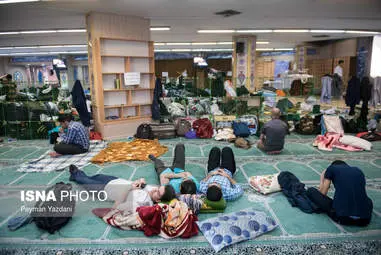 اولین روز مراسم معنوی اعتکاف - تهران + تصاویر