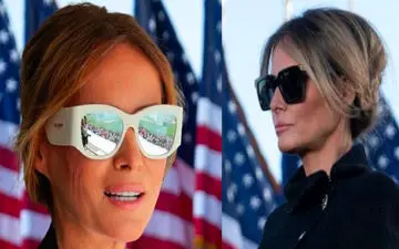 وقتی سیاست با فشن تلاقی می‌کند: نگاهی به عینک‌های خاص ملانیا ترامپ