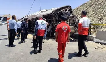 اعلام تعداد فوتی های حادثه سقوط اتوبوس به دره در جاده دماوند تا این لحظه