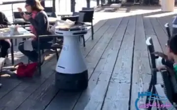 عملکرد حرفه‌ای و جذابِ ربات گارسون! 