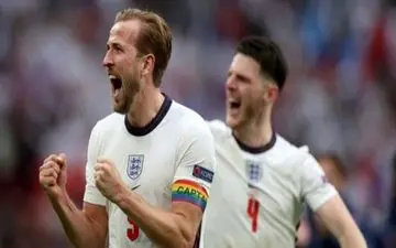 هری کین بهترین بازیکن یک چهارم نهایی یورو 2020+عکس