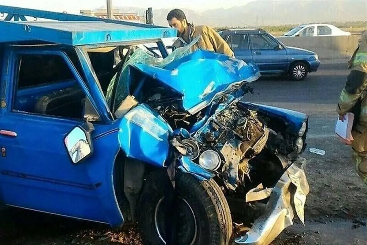   تصادف زنجیره‌ای مرگبار در جاده زنجان - تبریز: ۲ کشته و ۴ مصدوم 
