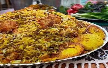 طرز تهیه ماش پلو مرغ| خیلی مقویه!