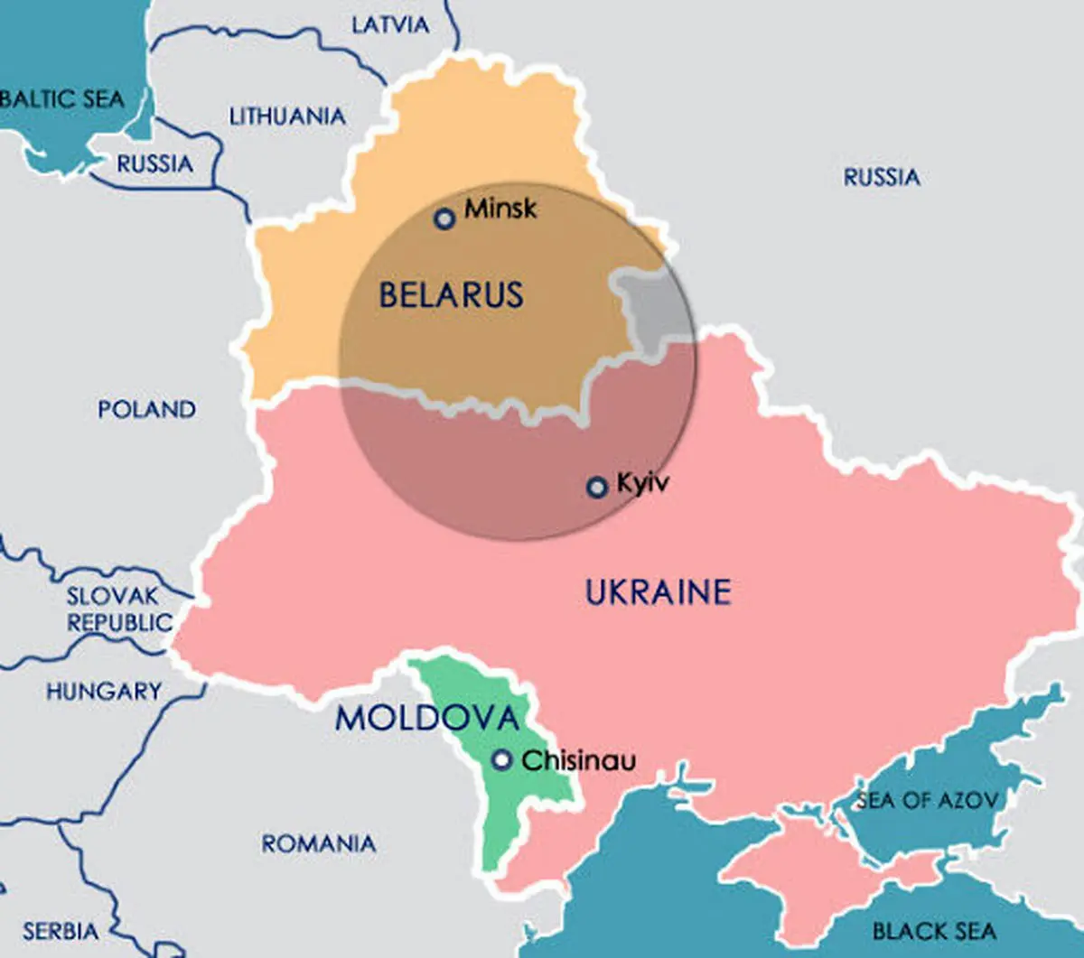 تحریم مقام‌های بلاروس توسط اوکراین