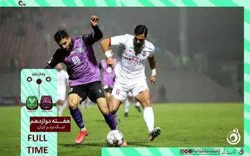 خلاصه بازی نساجی 0 - خیبر خرم آباد 0 + ویدئو