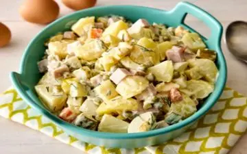 از این سالاد خوشمزه و جدید غافل نشید|  سالاد کارتوفل 