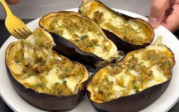 طرز تهیه بادمجان پنیری؛ غذای سالم و خوشمزه