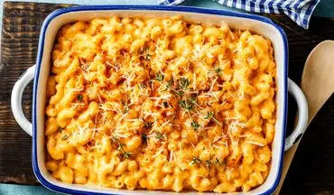 طرز تهیه مک اند چیز ایتالیایی / غذای لاکچری و فوری با پنیر چدار