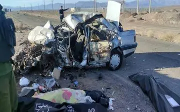 صبح خونین در بردسیر؛ تصادف مرگبار، 3 کشته و 3 مصدوم!
