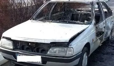 آتش‌سوزی خودروی حامل دانش‌آموزان در مشهد/ دانش‌آموزی آسیبی ندید‌