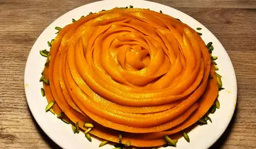 حلوای هویج خوشمزه و مجلسی با رنگ بی‌نظیر