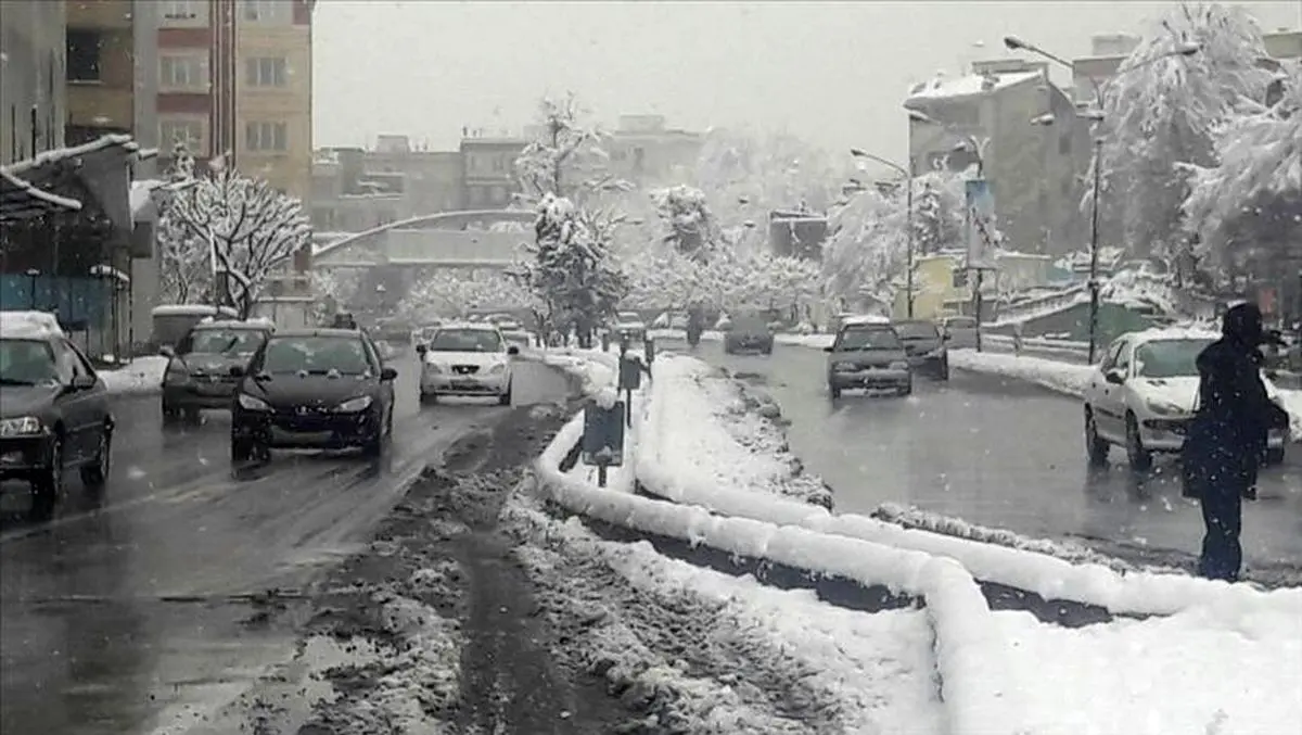 استمرار بارش برف در تهران تا فردا | افت دما تا چهارشنبه
