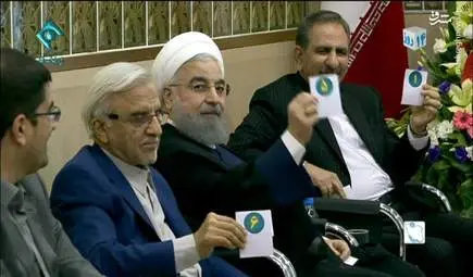 قرعه کشی شماره صندلی های مناظره دوم + تصاویر