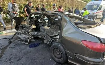 جاده کازرون رنگ خون گرفت/ یک کشته و ۱۶ مجروح در تصادف جاده‌‌ای