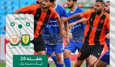 تساوی بی‌رمق در گچساران؛ نفت و گاز و مس کرمان امتیاز تقسیم کردند!