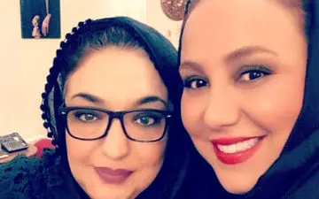 شباهت جالب «بهنوش بختیاری» و خواهرش