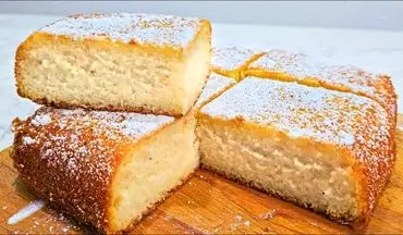 کیک ۱۲ قاشق ایتالیایی با پف زیاد، فقط با چند مرحله ساده + ویدئو