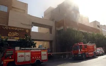 مهار حریق در یک برج مسکونی و نجات جان ۷ نفر توسط آتش‌نشان کرمانی