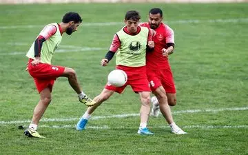گزارش تمرین پرسپولیس در غیاب هفت بازیکن