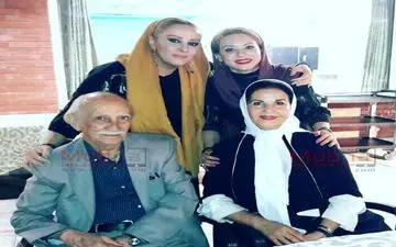 تصاویری از پوری بنایی و داریوش اسدزاده در کنار هنرمندان (عکس)