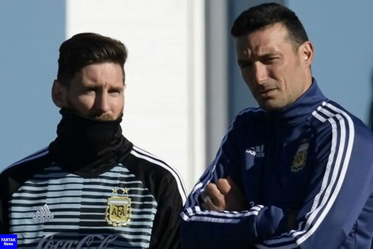 مسی مانند دیگر بازیکنان تیم ملی آرژانتین است