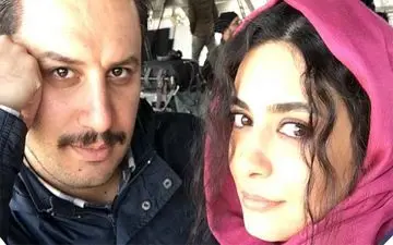 سلفی لیندا کیانی و جواد عزتی در پشت صحنه!