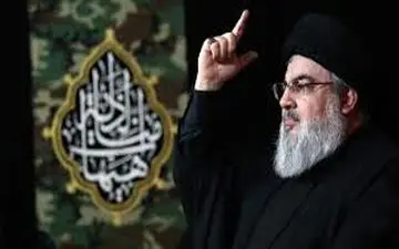 دیدار سید حسن نصرالله با دختر سردار سلیمانی 