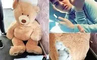 مخفی شدن سارق 18 ساله‌ در خرس عروسکی در خانه دخترموردعلاقه اش+عکس
