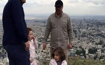 تفریح قالیباف با پسر و نوه‌هایش + تصاویر