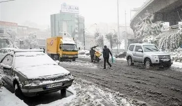 بارش برف و باران ۴ روزه در ۲۳ استان