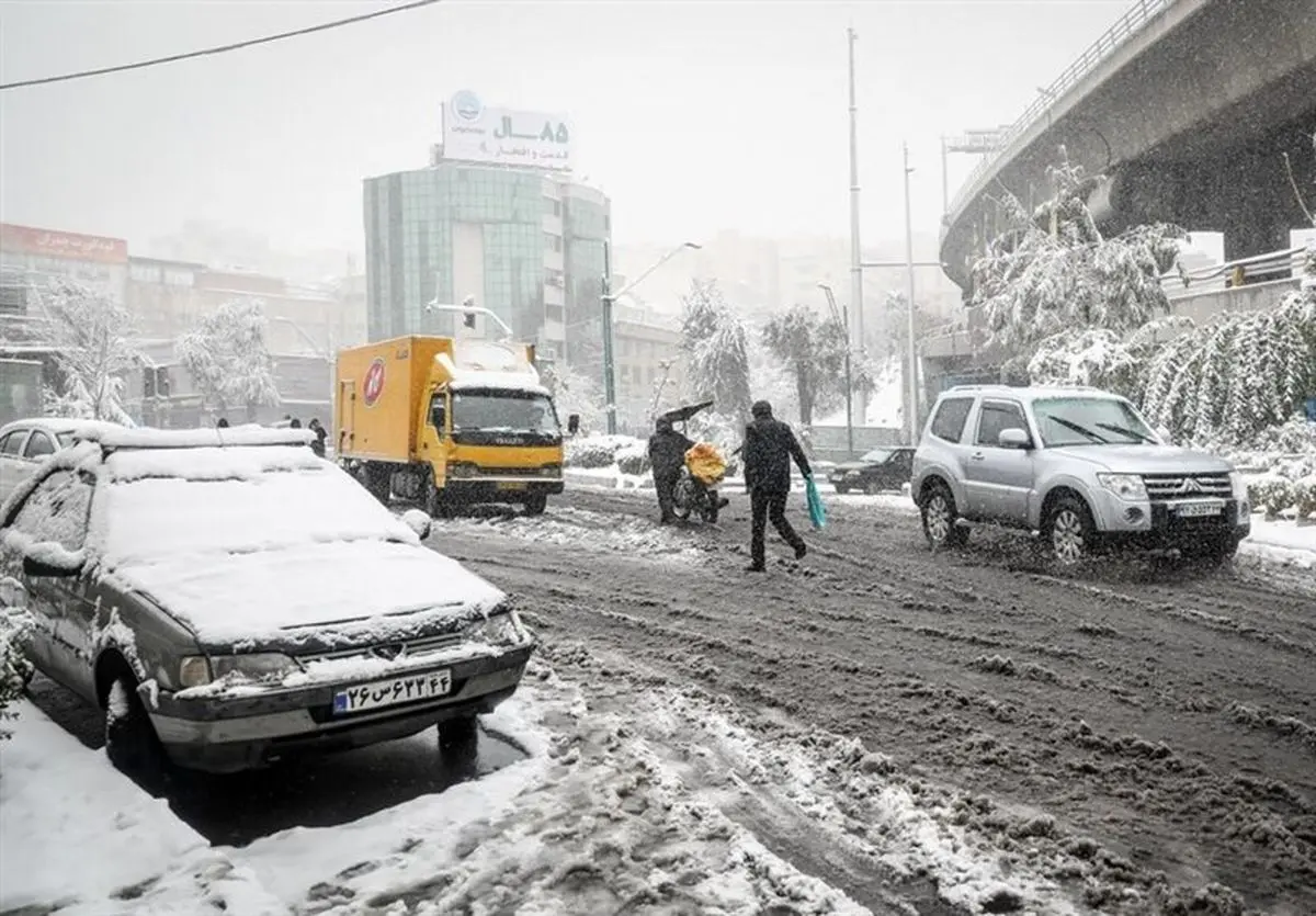 بارش برف و باران ۴ روزه در ۲۳ استان