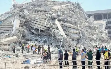 میانمار همچنان می لرزد / 43 کارگر زیر آوار ماندند