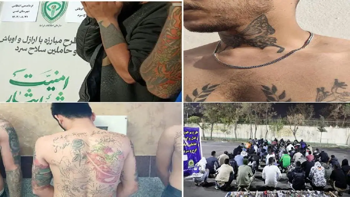 دستگیری ۶۵۳ نفر از اراذل و اوباش و حاملان سلاح سرد در غرب استان تهران