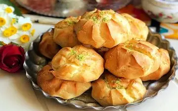 آموزش تهیه شرینی نون خامه ای به سبک قنادی + نکات و جزئیات مهم