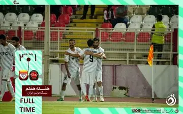 خلاصه بازی تراکتور 1 - فولاد 2 + ویدئو