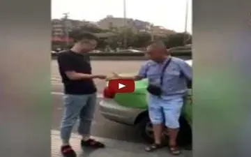 روش عجیب برای تشخیص راننده مقصر در تصادف! + فیلم 