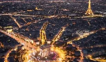  نمایی زیبا از شهر پاریس/ عکس