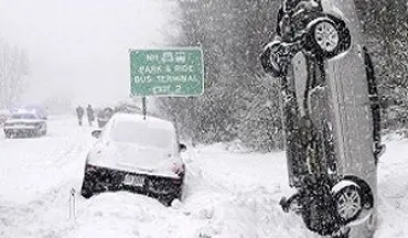 
راه‌های فرار از حوادث فجیع رانندگی در جاده برف+فیلم