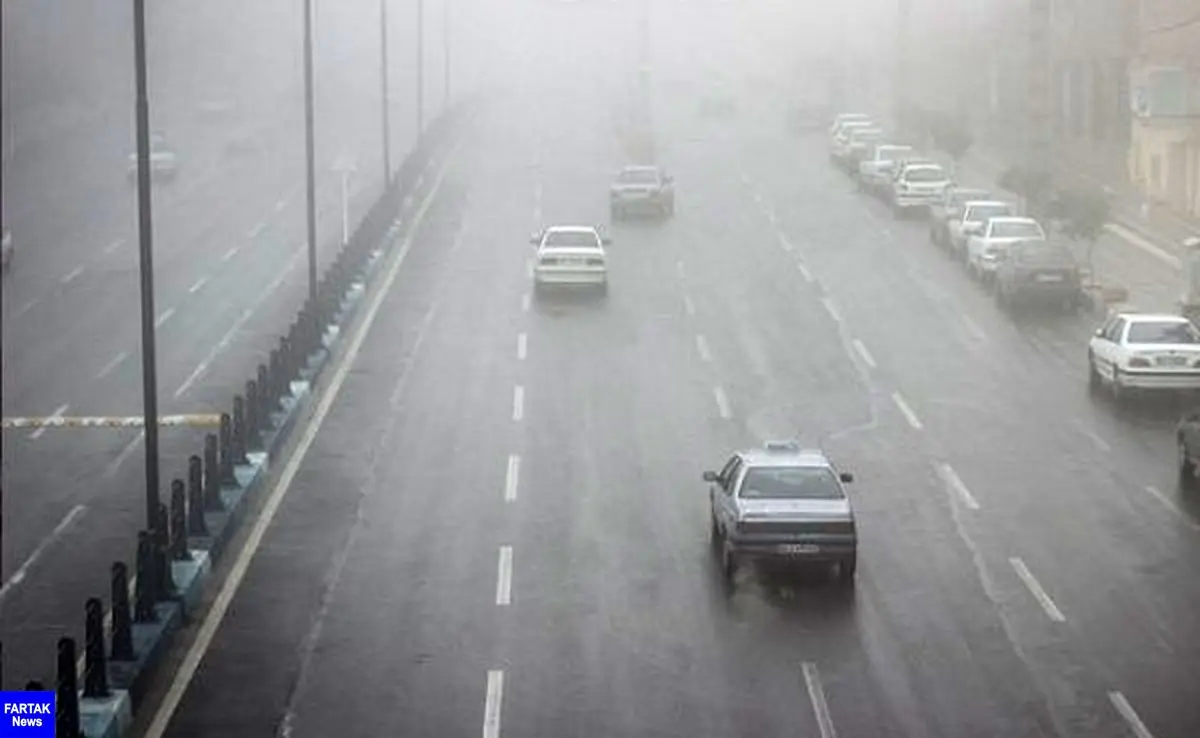 ترافیک نیمه سنگین در آزادراه کرج/مه گرفتگی در محورهای شمالی