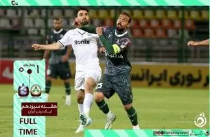 خلاصه بازی ذوب آهن 1 - ملوان 0 + ویدئو