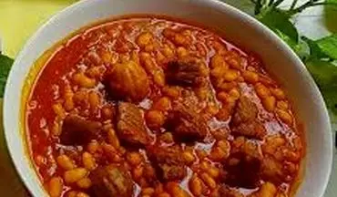 طرز تهیه غذای خوشمزه و مقوی گوشت لوبیا!
