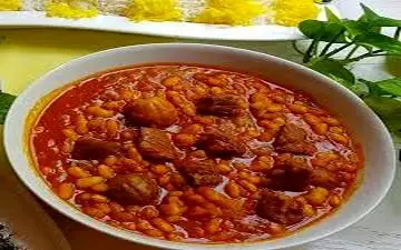 طرز تهیه غذای خوشمزه و مقوی گوشت لوبیا!