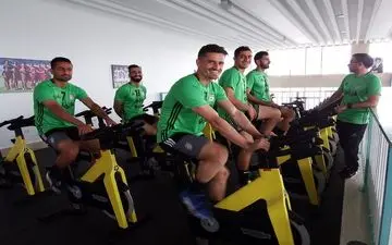 انجام تمرین ریکاوری تیم ملی در پک