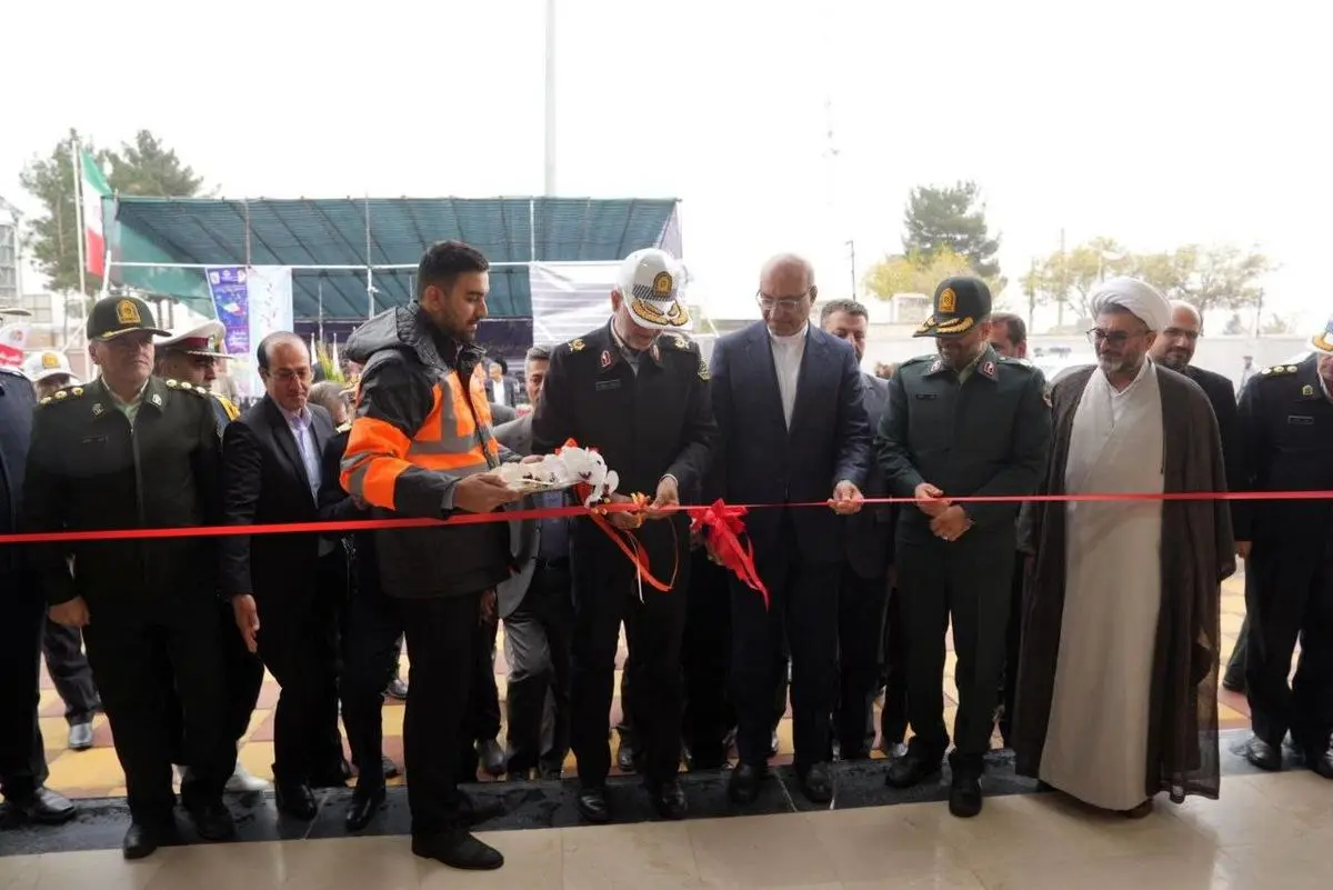 قرارگاه پلیس‌راه کرمانشاه افتتاح شد