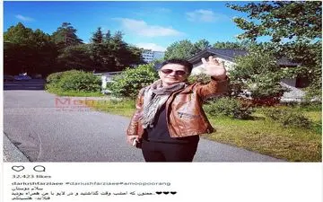 تیپ و ژست عموپورنگ در فنلاند! (عکس)